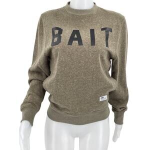 BAIT Athletic Athleisure Winter Warm Sweatshirt Side Pockets Men's Small